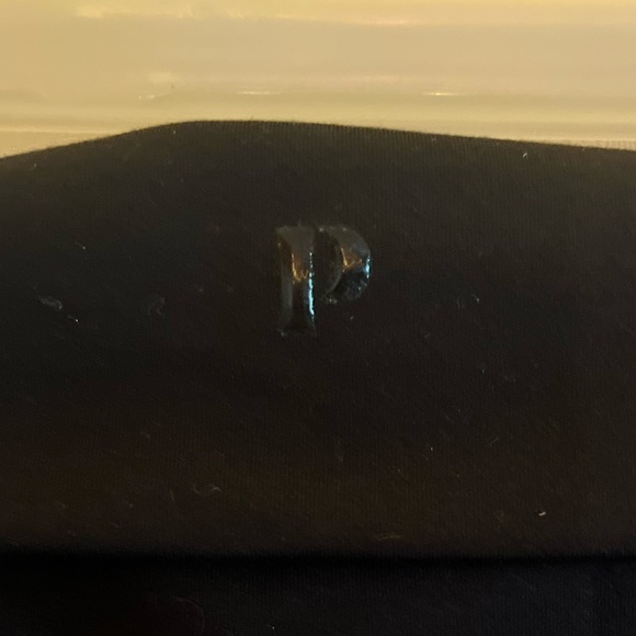 PAC 1980 PAC WHISPERER Black Active Fold-Over Waistband Flare Yoga Pants - Picture 6 of 6